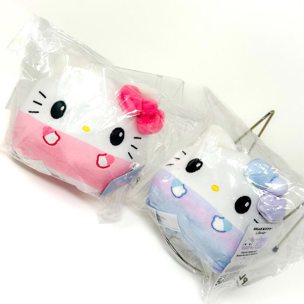 Hello Kitty Reversible Anniversary Plushiverse Lot Pink Purple Teeturtle‎ Sanrio
